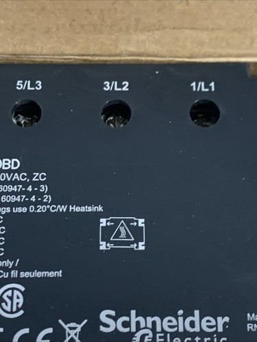 SCHNEIDER ELECTRIC SSP3A250BD 3 PHASEN SSR HALBLEITERRELAIS 50A - Bild 6 von 16