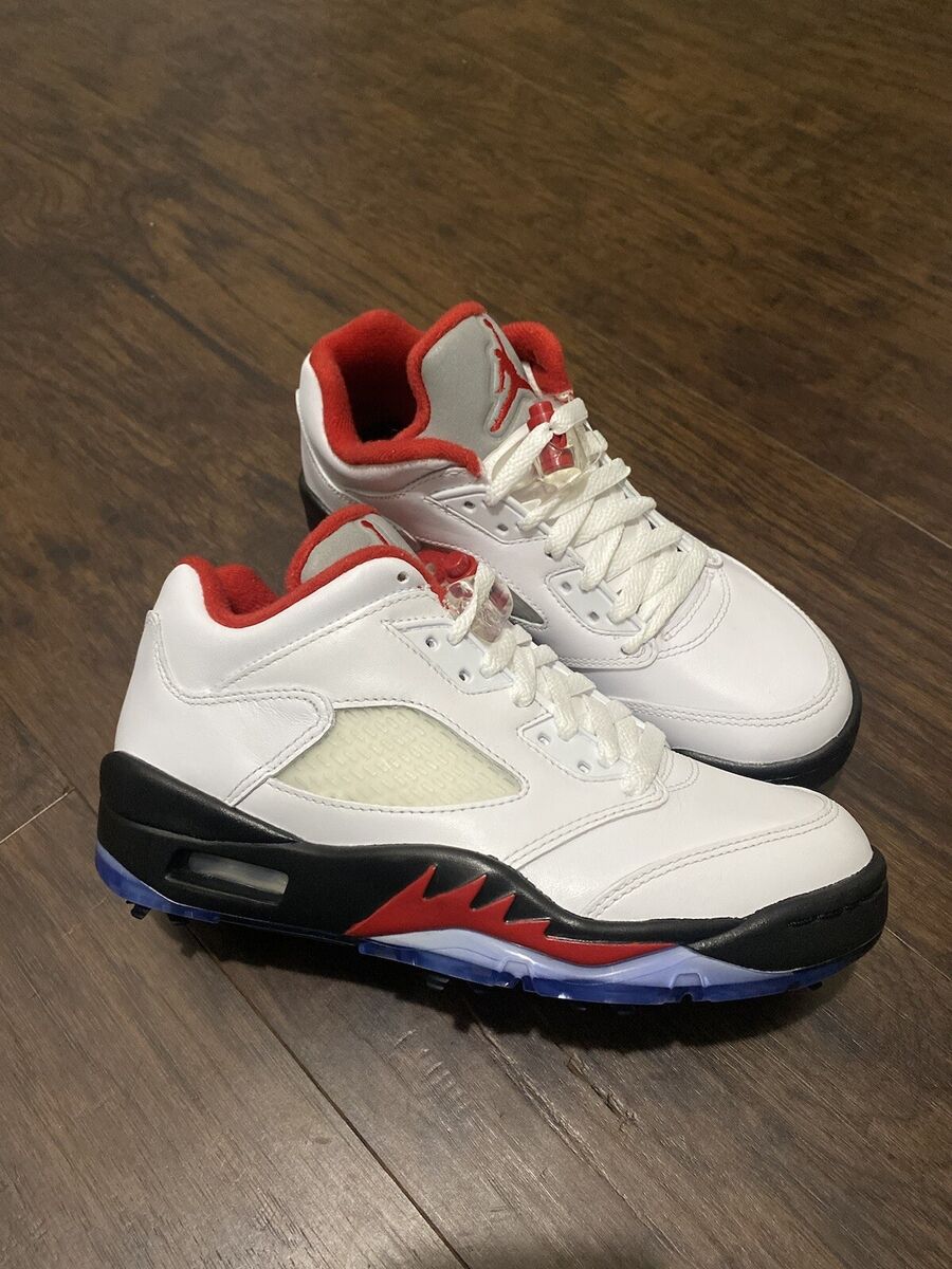 Nike Jordan Retro V 5 Low Golf 'Fire Red' Men Size 5/Women Nike Jordan Retro V 5 Low Golf 'Fire Red' Men Size 5/Women