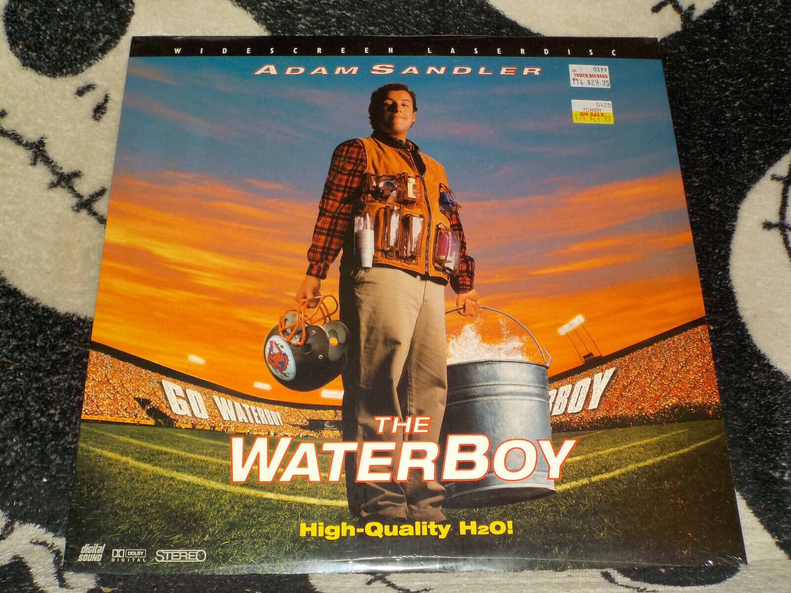 The Waterboy NEW SEALED Widescreen Laserdisc LD Adam Sandler Free Shipping Zeer populair, 100% nieuw!