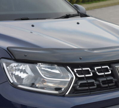 Starre Motorhaubenverkleidung Schutz Bug Guard Windabweiser passend für Dacia Staub (2018+)