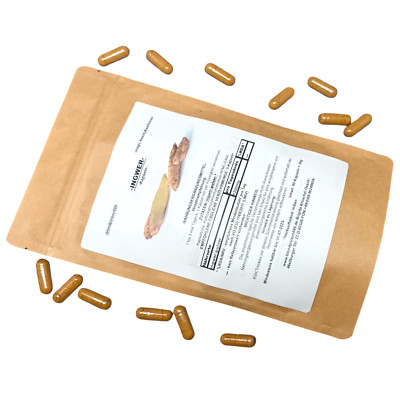 540 x 400mg INGWER Kapseln VEGAN GINGER Wurzel Pulver kontroll Anbau VEGETARISCH