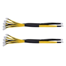 2 Pcs 10X PCIe 6Pin Powers Connector Cable for Bitmain Antminer APW7 APW3++ PSU