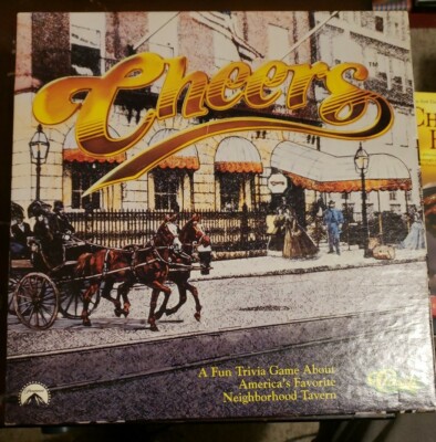 Vintage Cheers Classic Trivia Board Game Paramount 1992 new with some damage