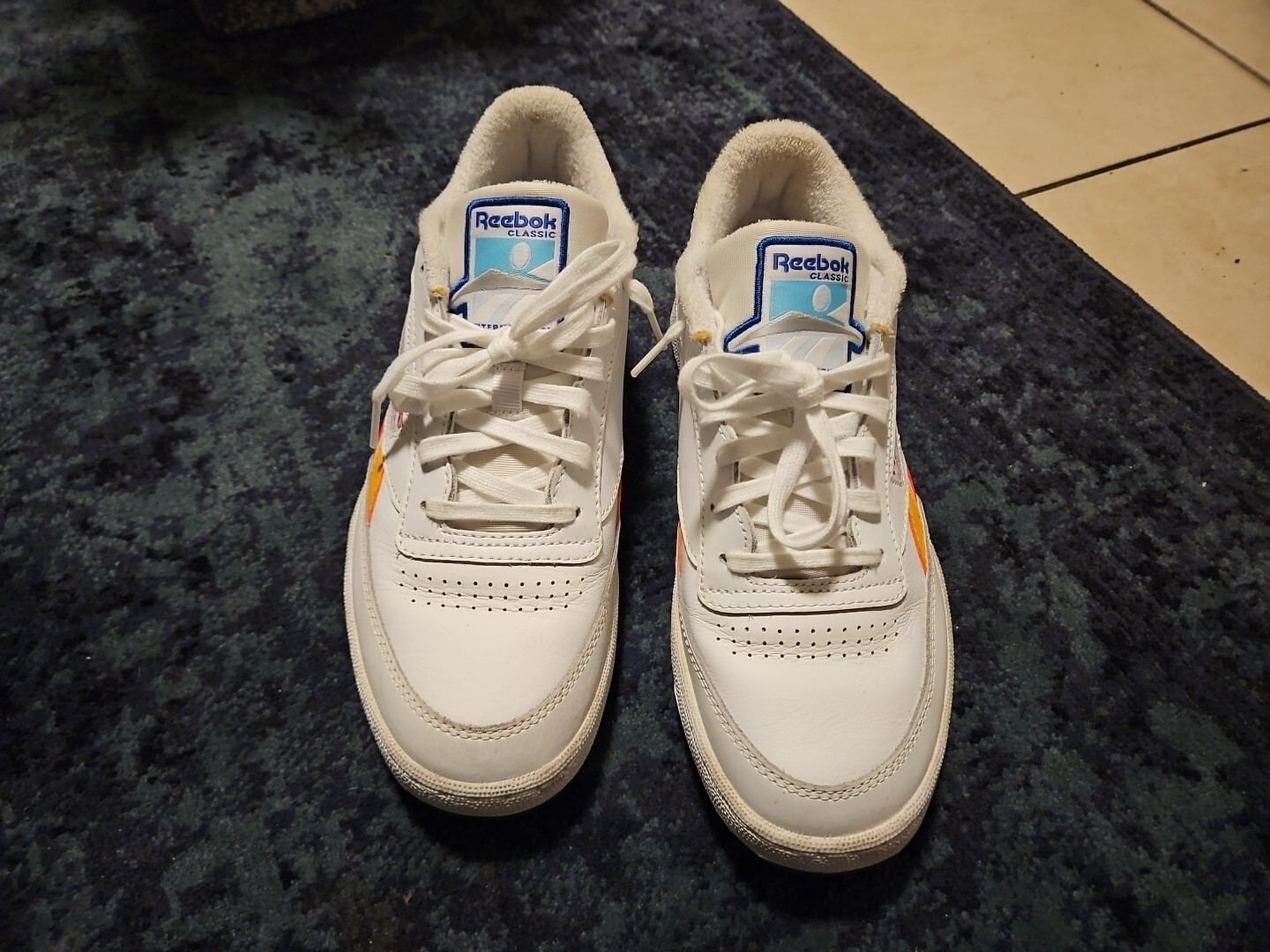 Reebok Club C 9.5 White Sneakers for Men and Women