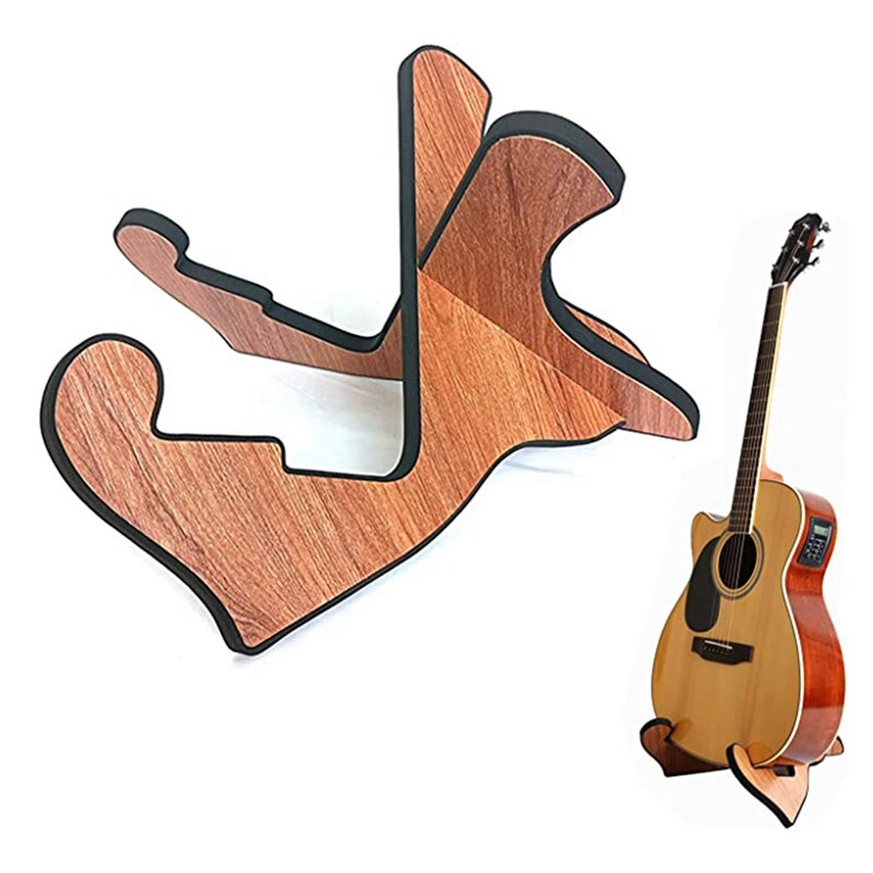 Wooden Guitar Stand Universal Guitar Stand Portable String Instrument