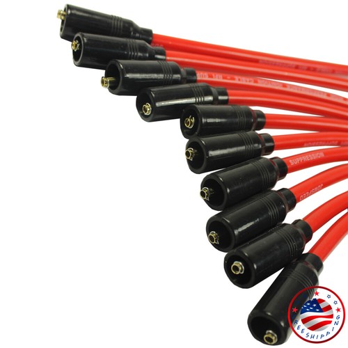10.5mm Performance Spark Plug Wires Set Fits Chevy GM LT1 LT4 4.3L 5.7L 1992-97 - Picture 5 of 7