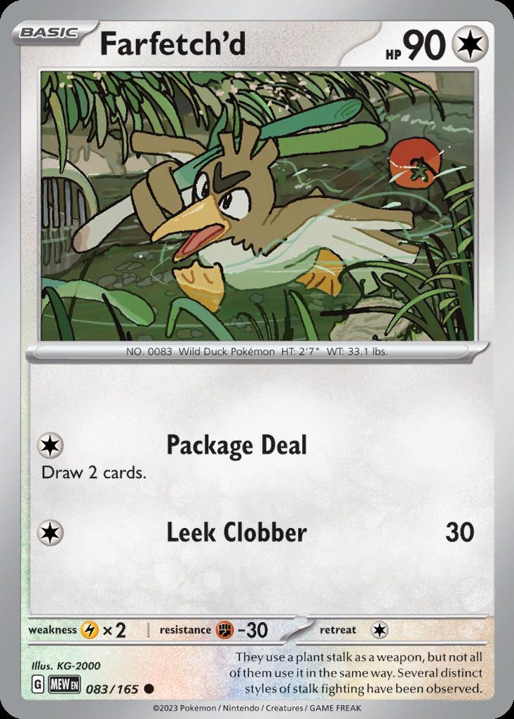Pokemon Farfetch'd (83/210) 151 LP