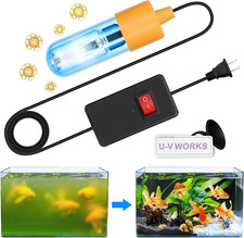Aquarium Clean Light,3W Mini U-V Sanitizer Submersible Light