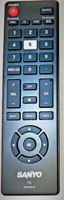 BRAND NEW SANYO REMOTE NH316|N315 FW50D36FB FW40D36FB FW43D25FB FW55D25FB