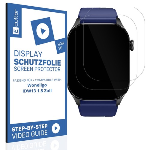 2x 3D Screen Protector matte for Woneligo IDW13 1.8 Zoll Flexible Protection - 第 1/6 張圖片