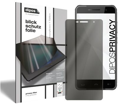 Blickschutzfolie für HOMTOM HT37 Pro (Hoch) 2x Folie Sichtschutz Schutzfolie
