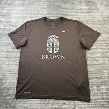 Brown Bears Nike Shirt Mens Large Ivy League Dri Fit Performance
