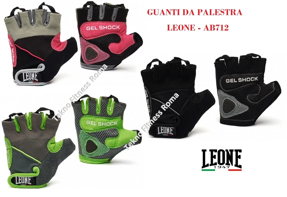 LEONE 1947 GUANTI DA PALESTRA LEONE GUANTINI DA FITNESS BODY BUILDING CROSSFIT AB712