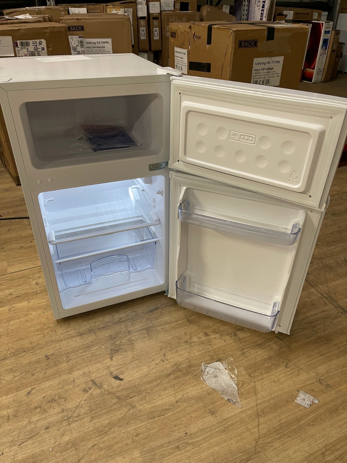 IceKing IK2022W.E 85L Undercounter Fridge Freezer 47cm 2 Door White 1296449 5060217415009 eBay