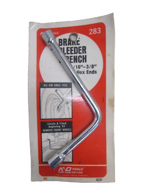 NOS! K-D TOOLS BRAKE BLEEDER WRENCH, No. 283, USA