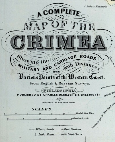 Mapa de Crimea de 1860 - Imagen 2 de 4