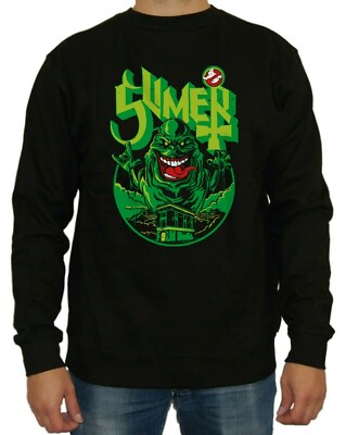 Slimer Sweater Fun Kult Ghostbusters Geisterjäger ECTO 1 Bill Murray Monster