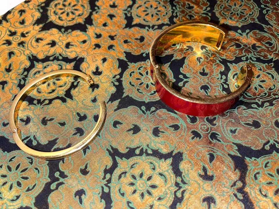 Pulseras J Crew - Lote de 4 brazaletes y 2 puños usados en excelente estado * Foto 3 de 4