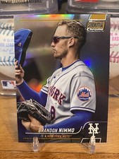 2022 Stadium Club Chrome Base Gold #353 Brandon Nimmo /50 - New York Mets