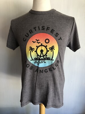 CURTIS FEST LOS ANGELES Official Unisex California Festival T-Shirt Size Small