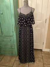 PRINCESS VERA WANG, SPAGHETTI STRAP, EMPIRE STYLE, LINED, MAXI DRESS, LARGE
