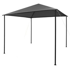 BaraSh Patio Gazebo Canopy Garden Pavilion Tent Shelter with 2 Tier Roof E5Q4