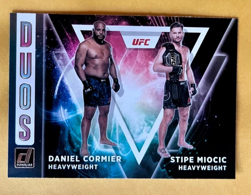 Daniel Cormier/ Stipe Miocic 2022 Panini Donruss UFC DUOS INSERT Card #1