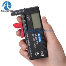 BT-168 Button 2A 3A Cell Battery Voltage Tester Checker Capacity Indicator 9V