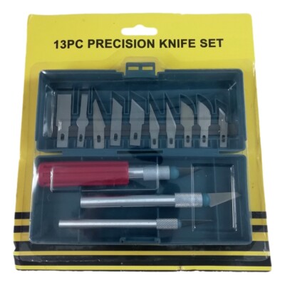 Set 3 x Werkzeug Präzisionsmesser Scalpel Cutter + 13 x Klingen