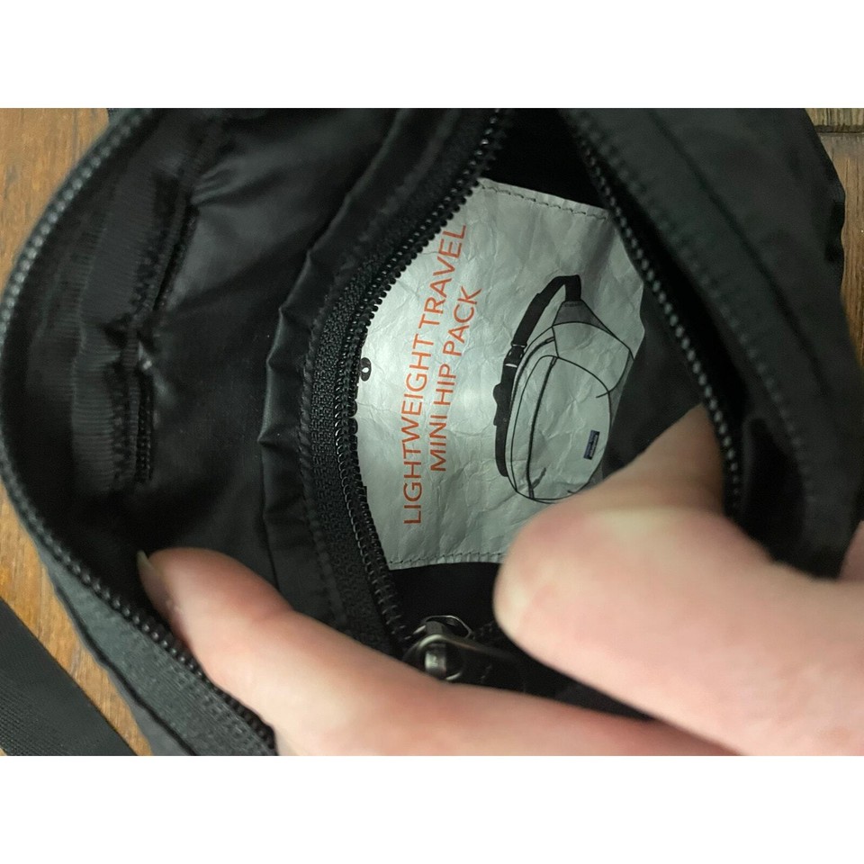 Patagonia Lightweight Travel Mini Hip Pack Black Hiking pack eBay