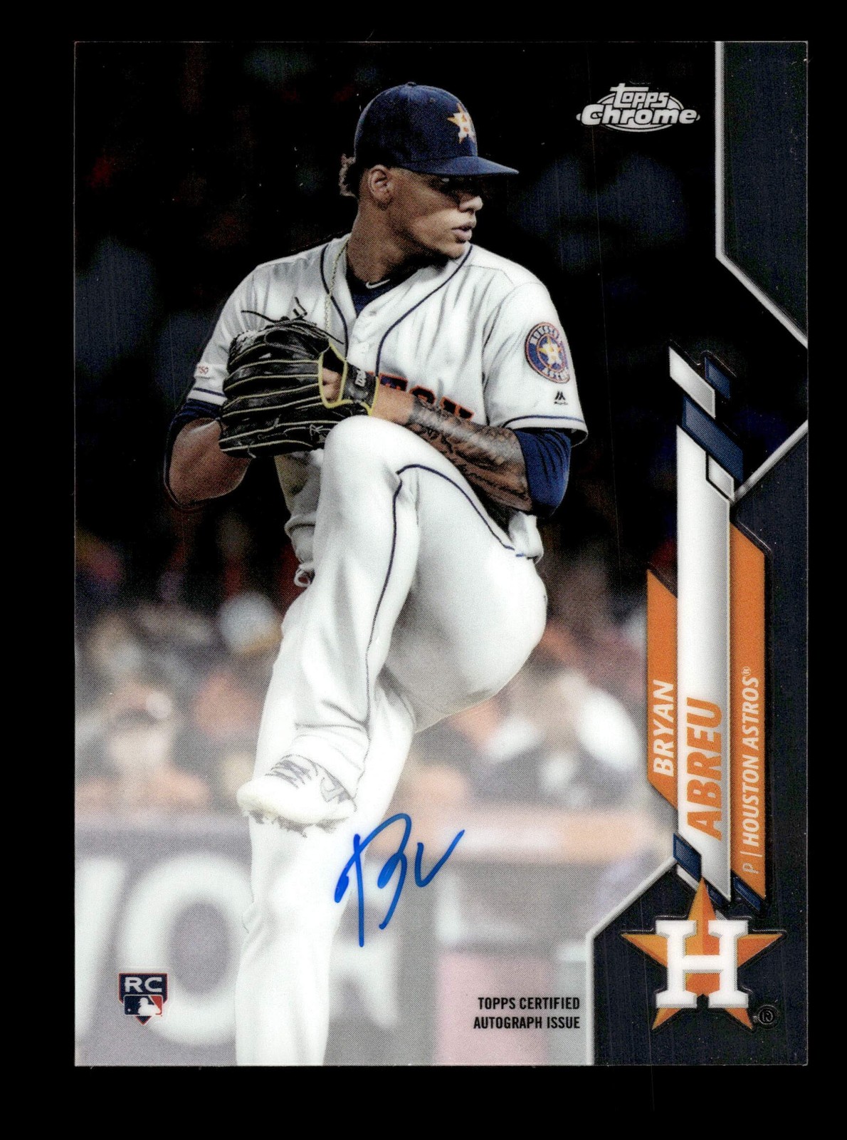 2020 Topps Chrome #RA-BA Bryan Abreu Rookie Auto