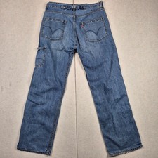 Vintage Levi's Buckleback Cinchback Jeans Mens Size 34x34 Medium Wash Cotton