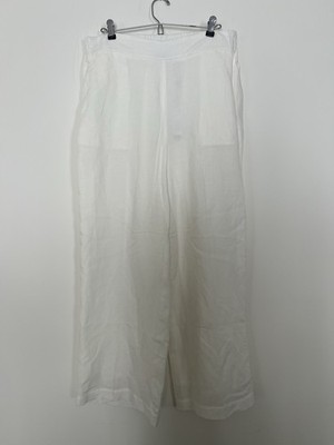 NWT Linen Blend Tahari Off White  0x Pants White Star