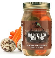 Mild Pickled Quail Eggs in a Jar   Fresh Hand Jarred for Cooking  Pantry   M...