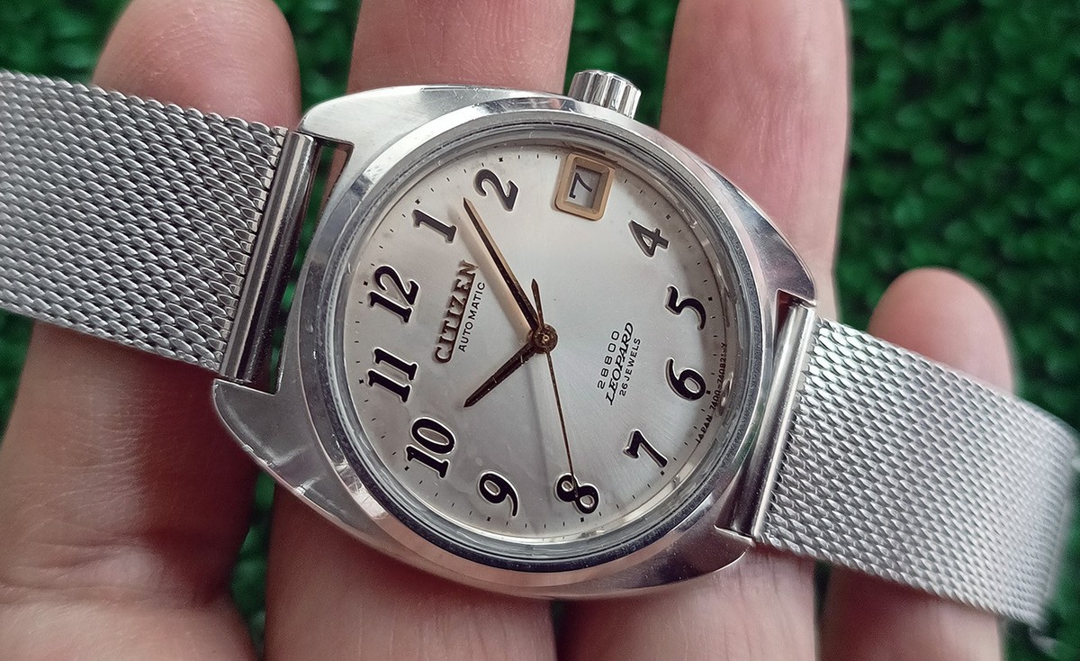 RARE VINTAGE CITIZEN LEOPARD 28800 ARABIC DIAL AUTOMATIC 26 JEWELS