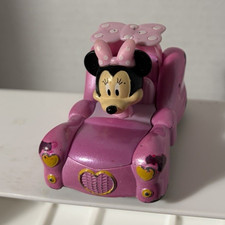Figura Vehículo Coche Juguete Rosa Mattel Disney Minnie Mouse