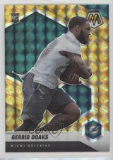 2021 Panini Mosaic Rookies Reactive Yellow Mosaic Prizm Gerrid Doaks #373 1my2