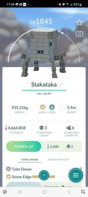 Pokemon Go Ultrabeast Stackataka (Normal) 