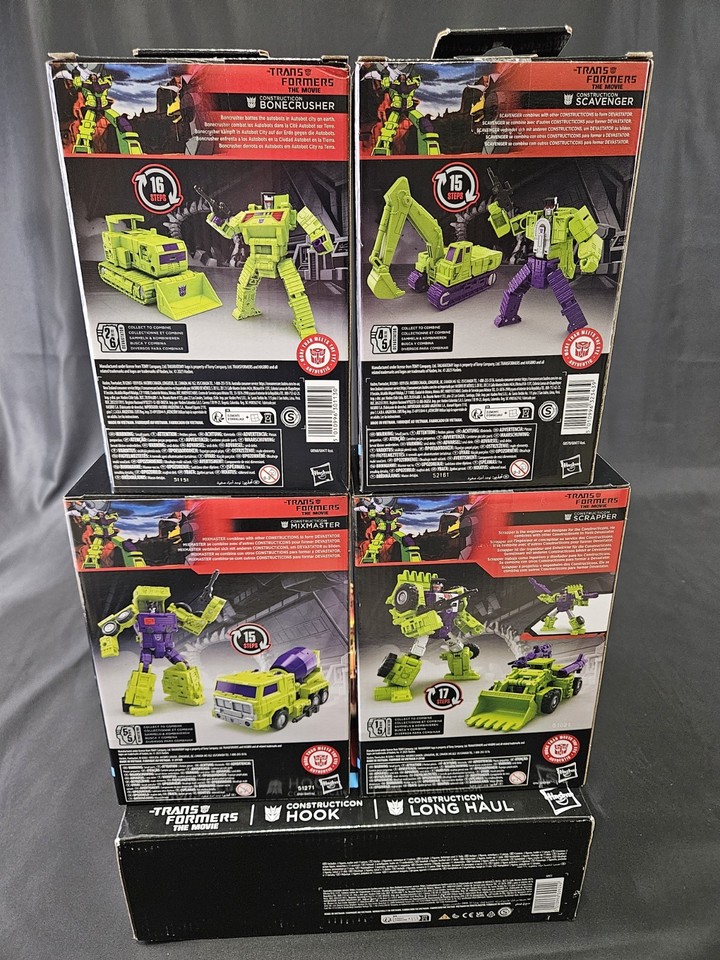 Transformers Hasbro Studio Series Constructicons Devastator Complet