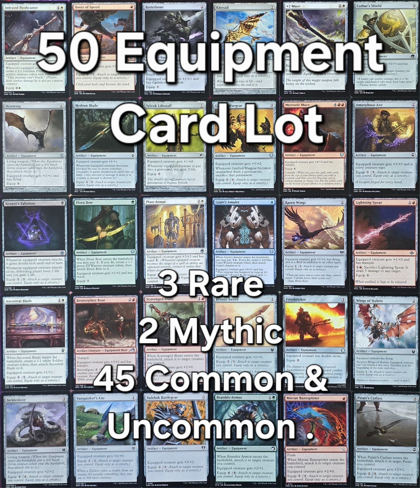Bundle Lot 3 Rares 2 Mythics Guaranteed!