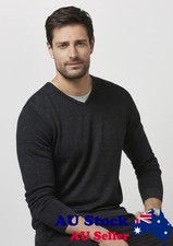 Biz Collection Mens Origin Merino Pullover