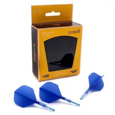 CUESOUL ROST T19 Carbon Integrated Dart Shaft and Flight Standard Shape-Blue