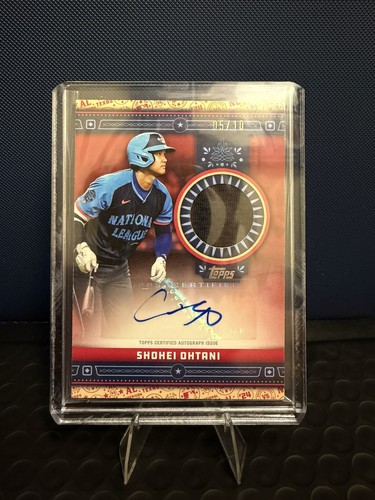 2024 Topps Update All-Star Stitches Autograph #ASSA-SO Shohei Ohtani Dodgers