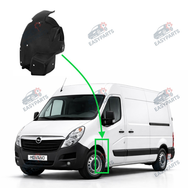 Radlauf StoßStange Locaro Vorne Links FüR Opel Movano 2010 - 2024-image