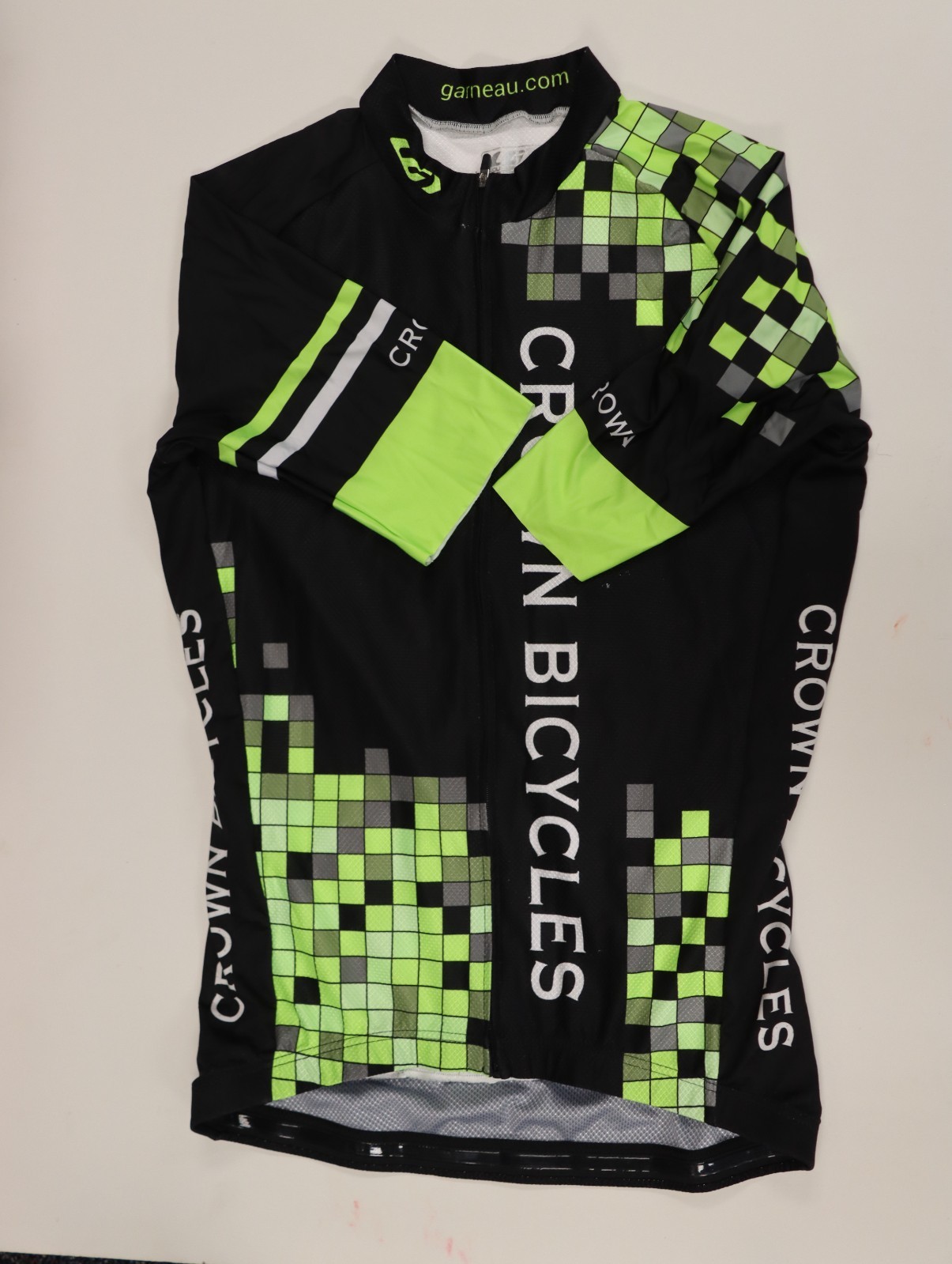 Louis Garneau Race Men's Short Sleeve Cycling Jersey Black/Neon Size Small