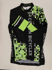 Louis Garneau Race Men's Short Sleeve Cycling Jersey Black/Neon Size Small