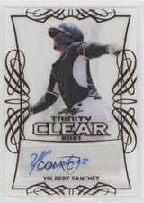 2021 Leaf Trinity Clear Auto Yolbert Sanchez #CA-YS1 Auto 0c3e
