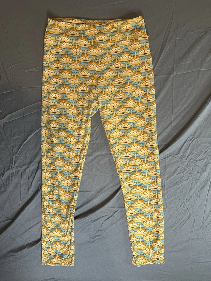 Leggings LuLaRoe Disney Pixar’s Toy Story Amarillo Alien Talla Única Foto 2 de 4