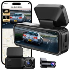 Dashcam Auto Vorne 4K WiFi Dash Cam Auto Kamera G-Sensor mit Parküberwachung