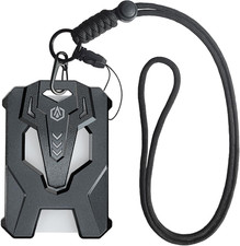Heavy Duty Badge Holder Adjustable Lanyard Holds 4-5 Cards ID Holder